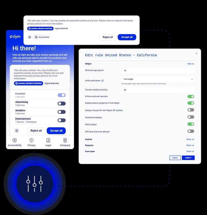 Clym flexible configuration visual