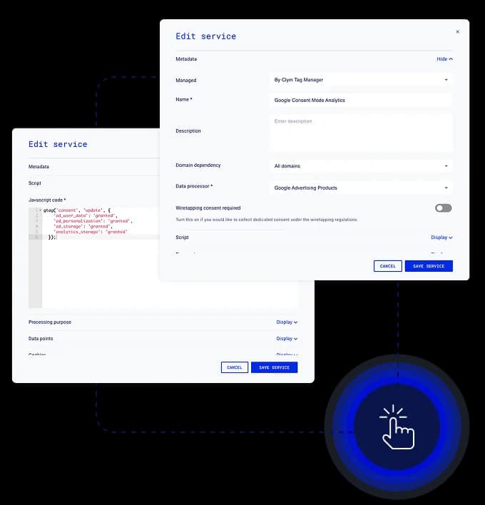 Clym flexible configuration visual