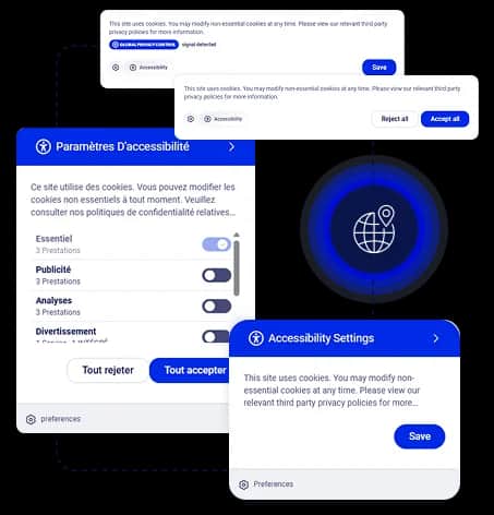 Location adaptation icon