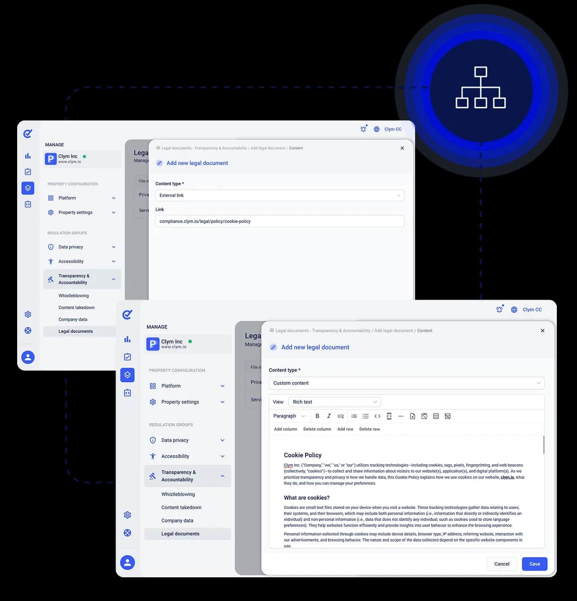 Legal Documents Implementation Approach