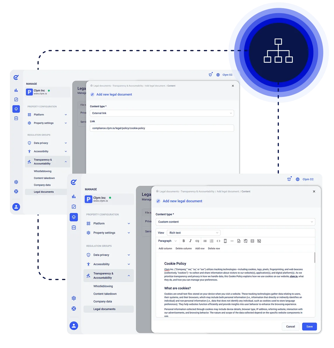 Legal Documents Implementation Approach